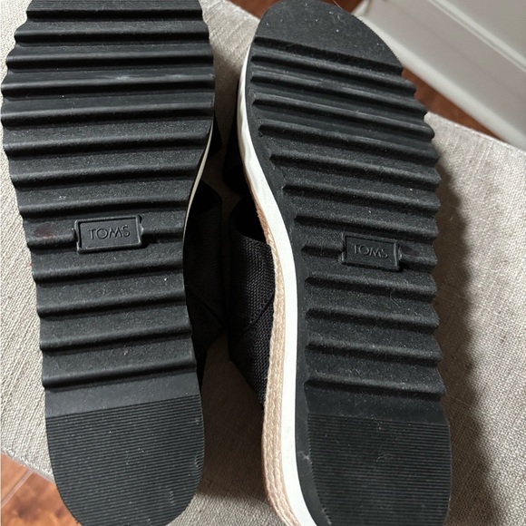 Tom’s Diana crossover platform espadrille casual sandals sz 9.5 - Picture 8 of 9